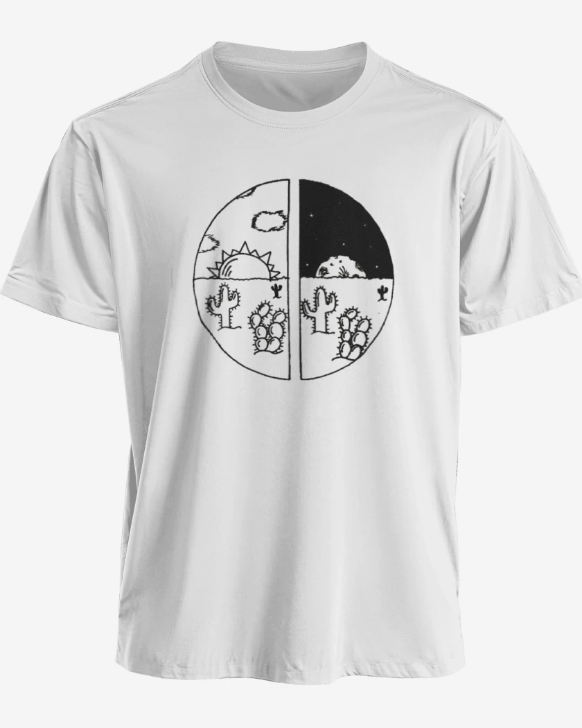 Polera premium Blanco de Cactus II