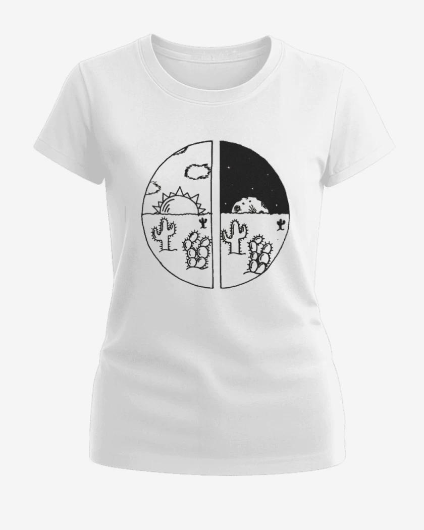 Polera de Mujer Blanco de Cactus II