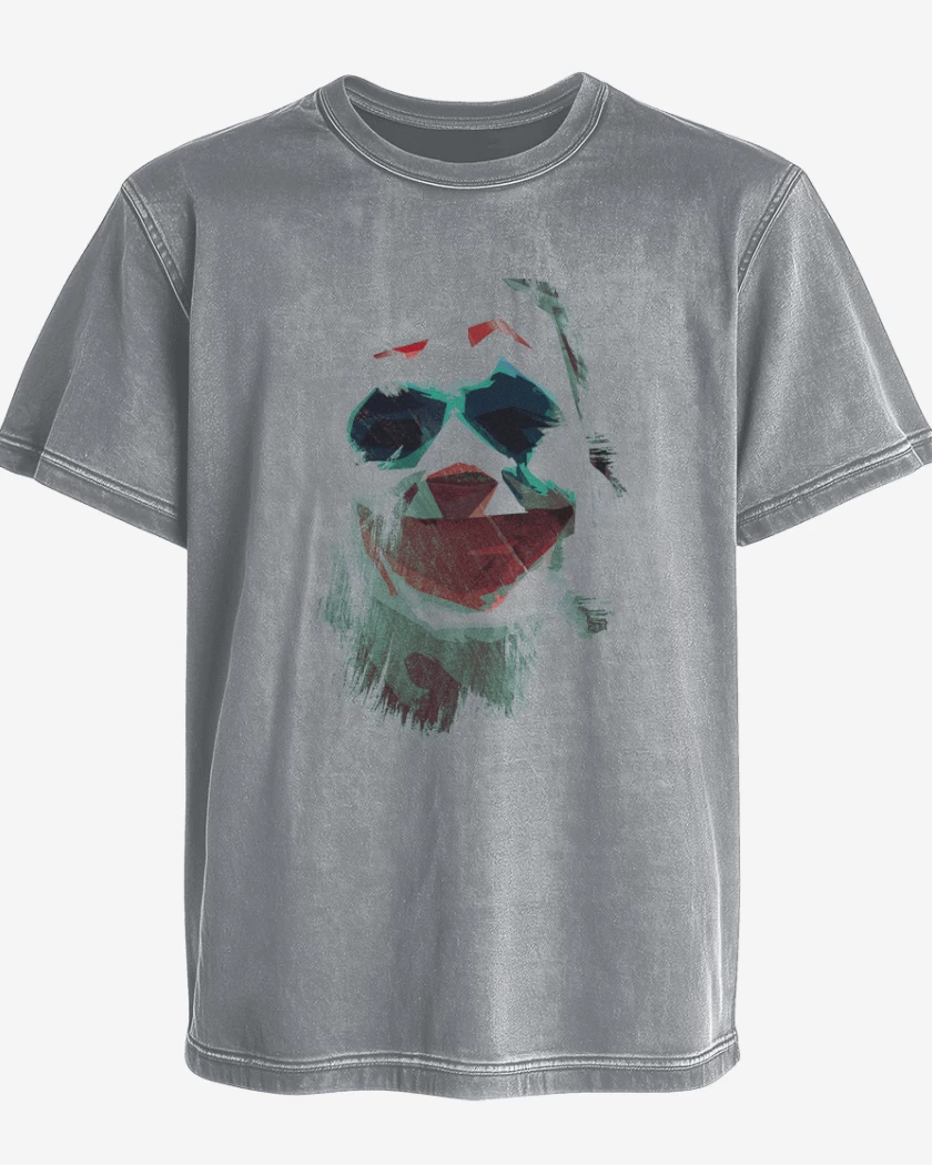Polera desgastada Gris Melange de Phoenix