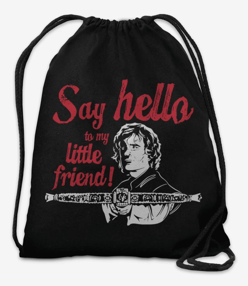 Mochila Negro de Tyrion Lannister - Say Hello To My Little Fri