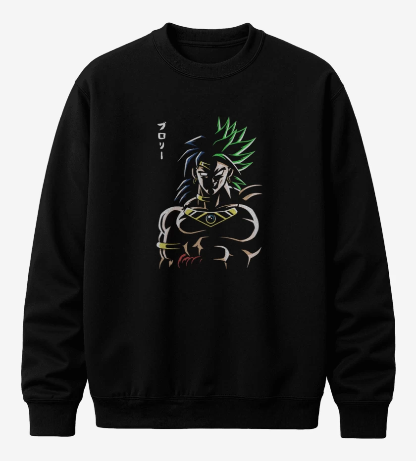 Poleron polo Negro de Broly Loco