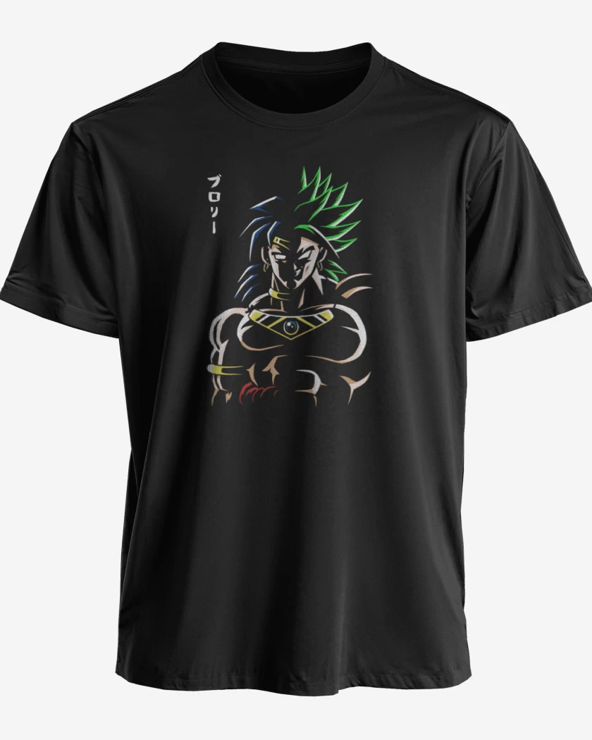Polera premium Negro de Broly Loco