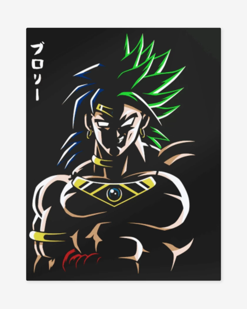 Print metalico Broly Loco