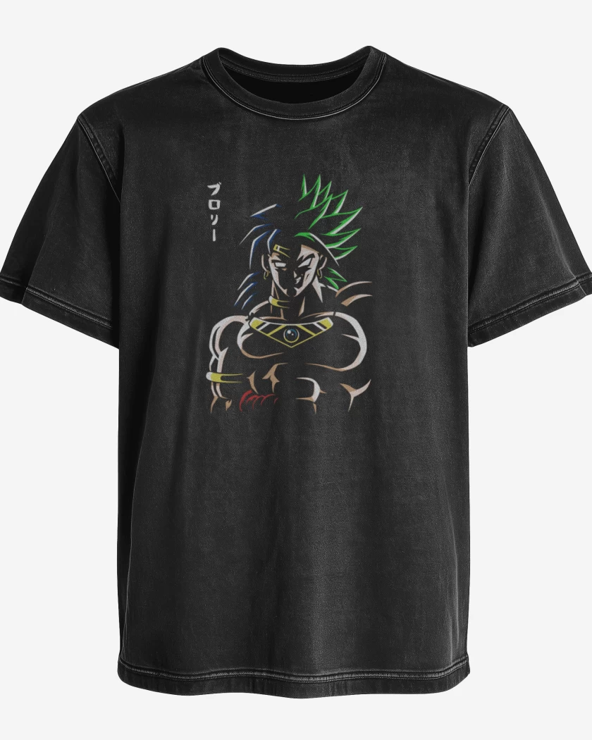 Polera desgastada Broly Loco