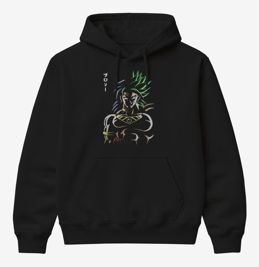 Poleron Canguro básico Broly Loco