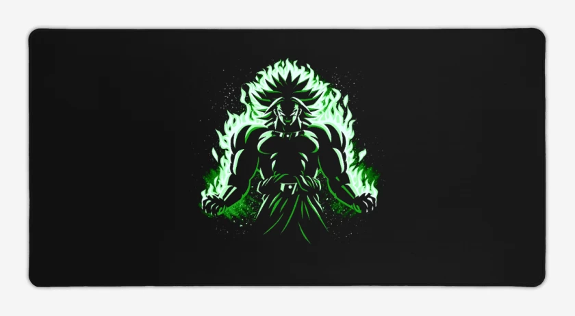Mouse pad Gamer Negro de Broly loco 2