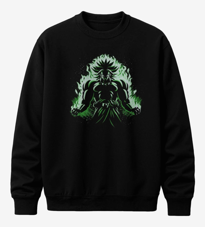 Poleron polo Negro de Broly loco 2