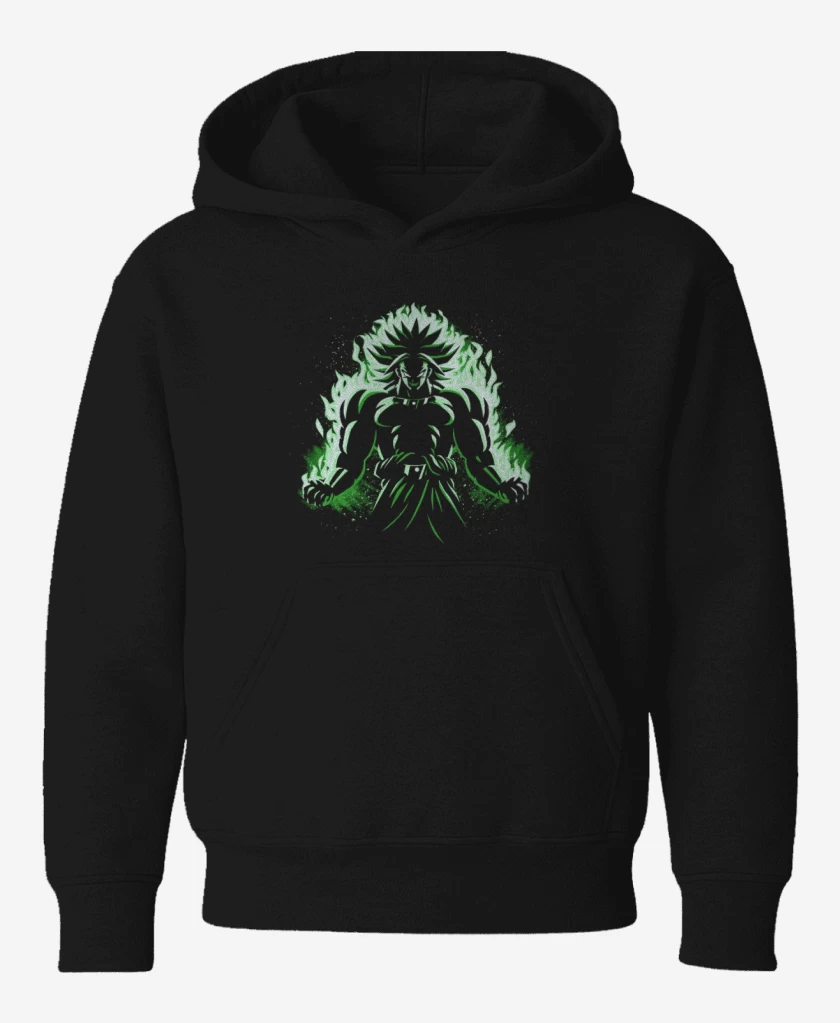 Poleron de niño Negro de Broly loco 2