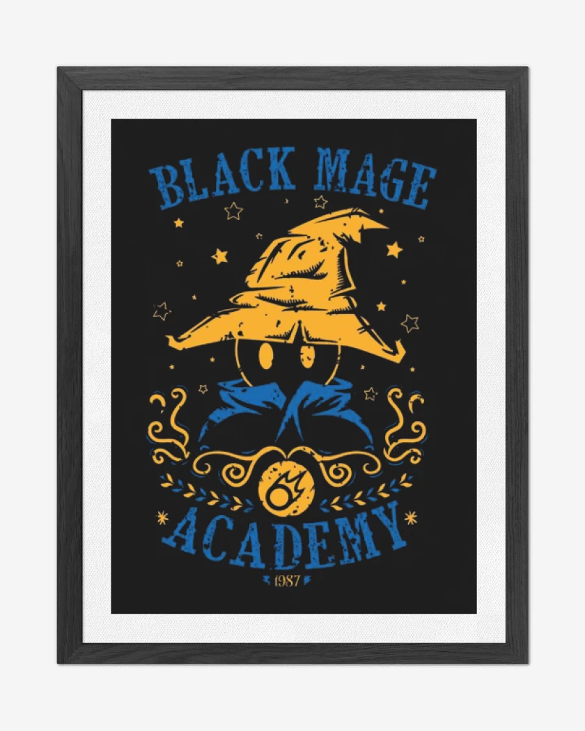 Cuadro decorativo Negro de Black Magic Academy
