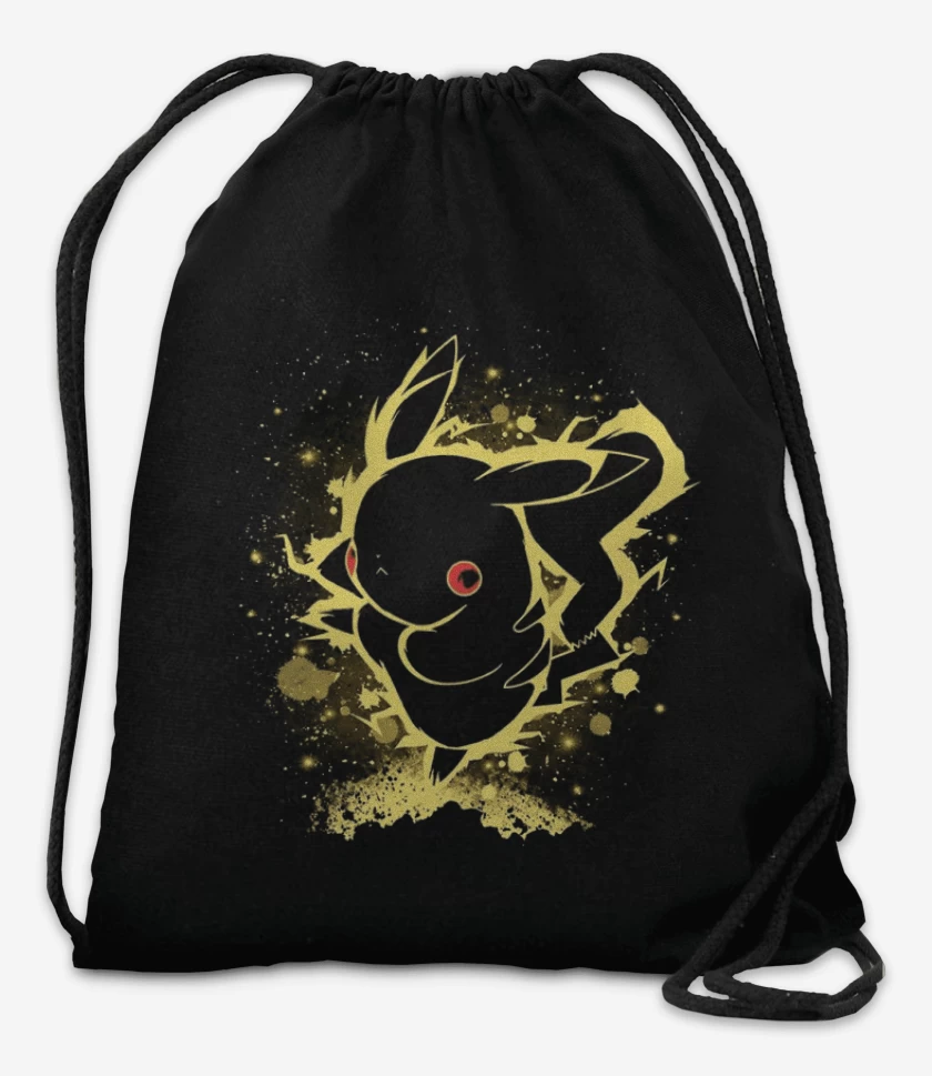 Mochila Negro de PikachuYellow