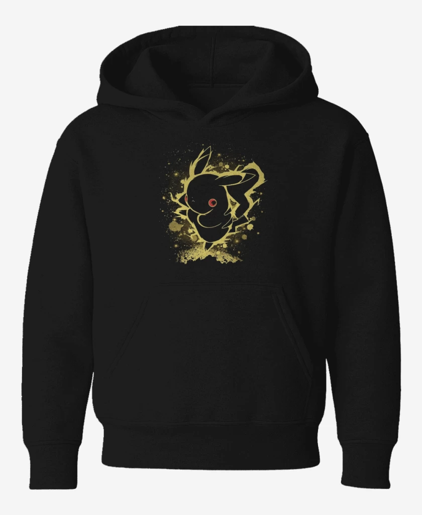 Poleron de niño Negro de PikachuYellow
