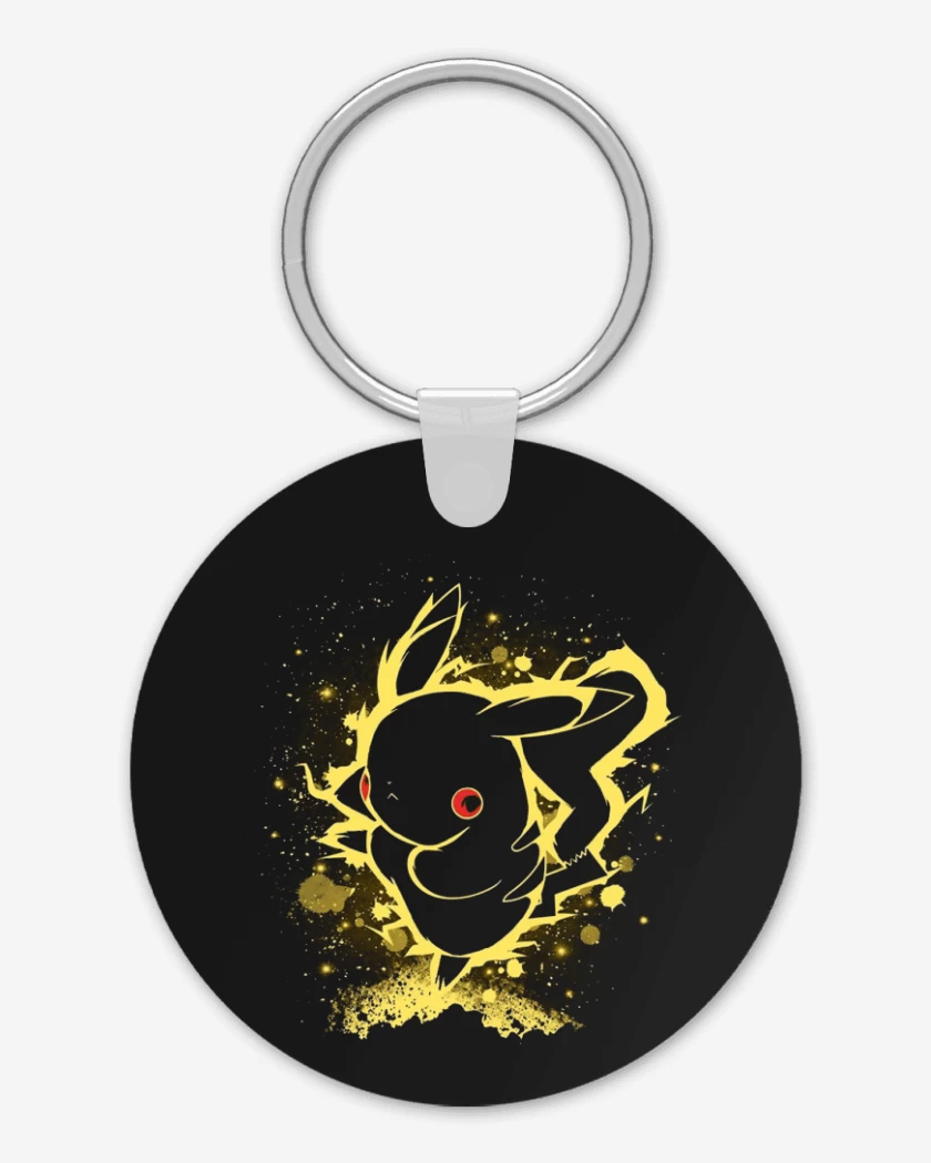 Llavero Negro de PikachuYellow