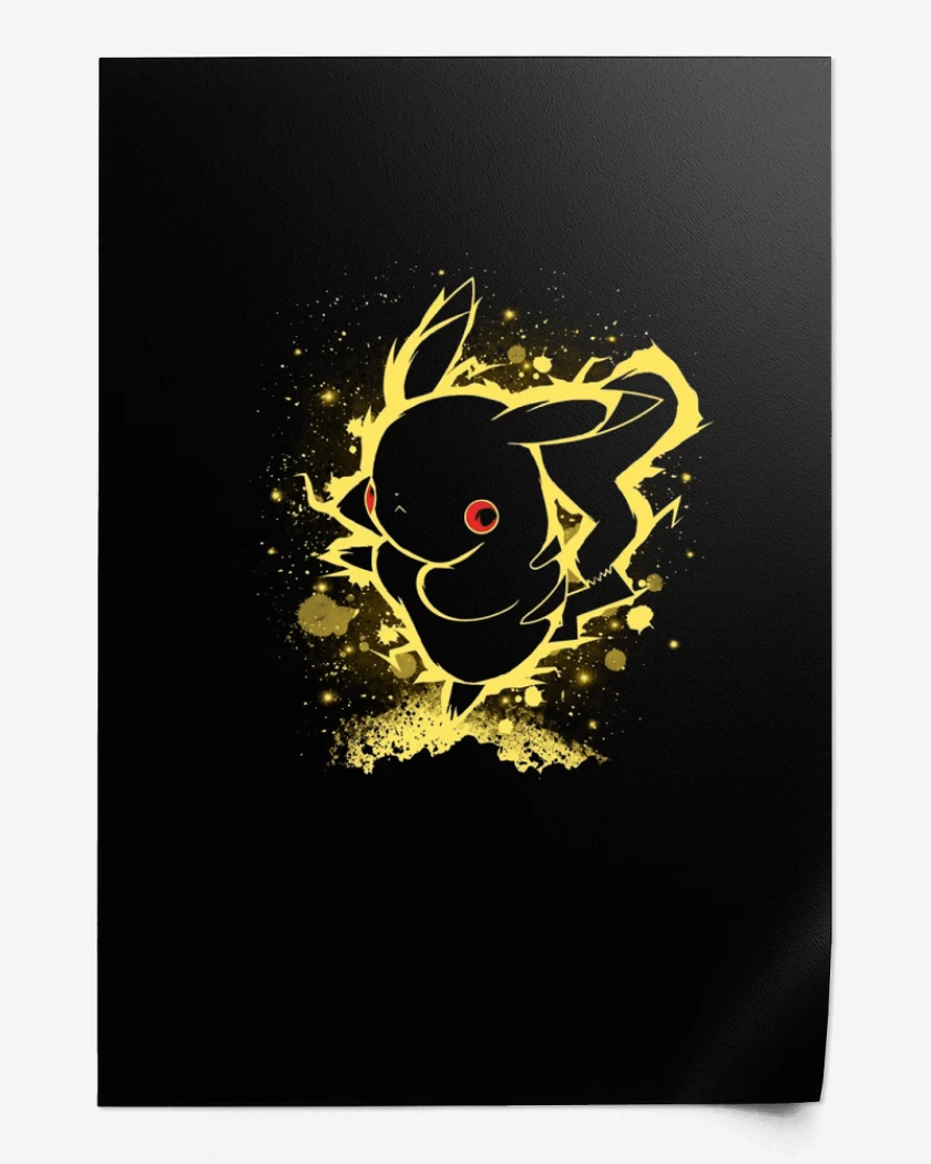 Print Negro de PikachuYellow