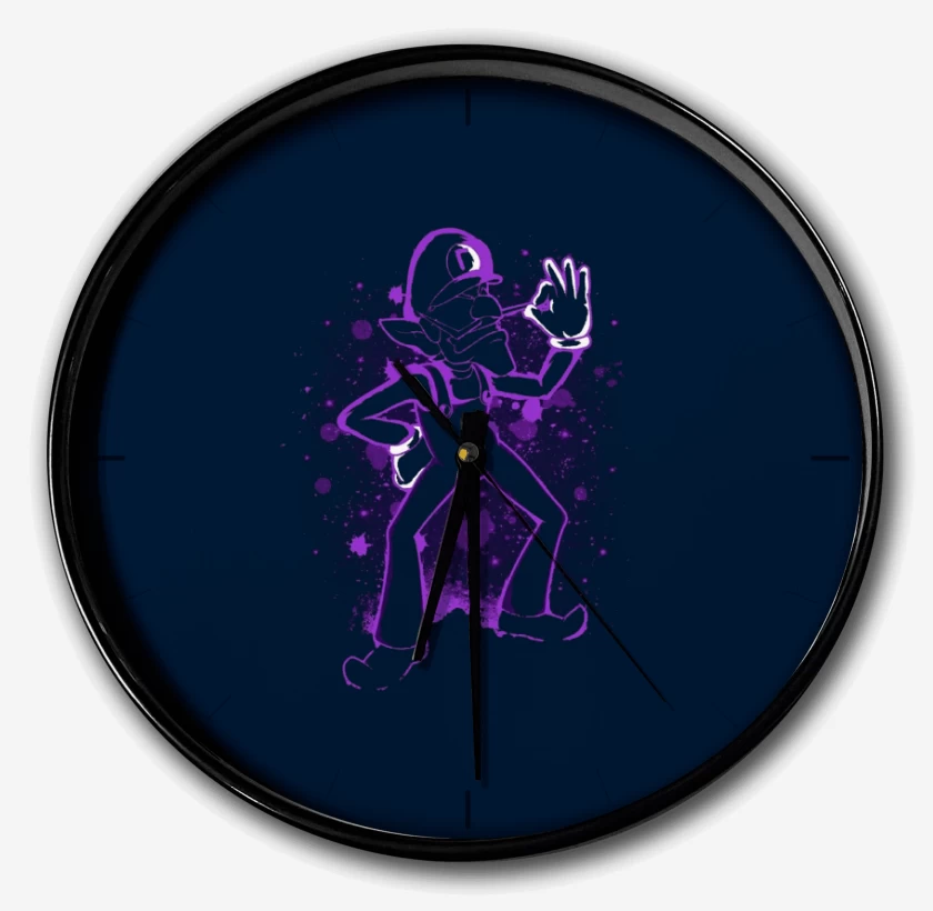 Reloj Azul Marino de Waluigi