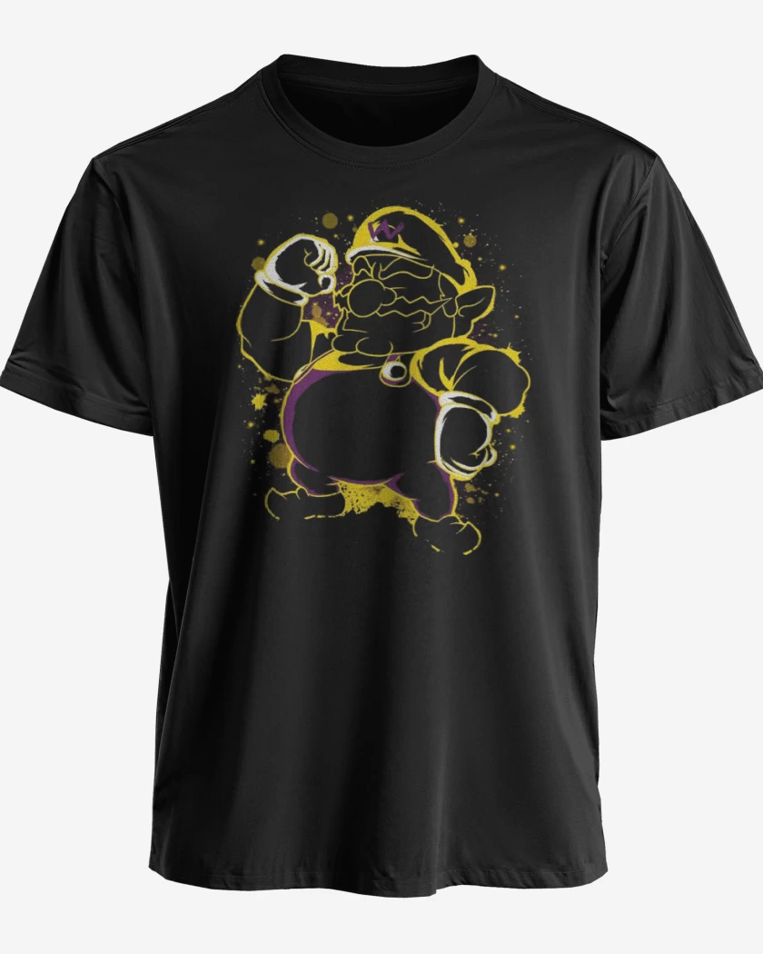 Polera premium Negro de Wario