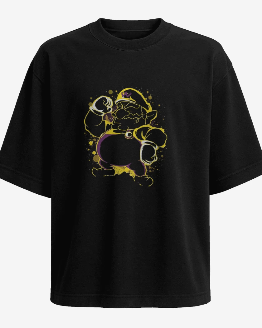 Polera Oversize Negro de Wario