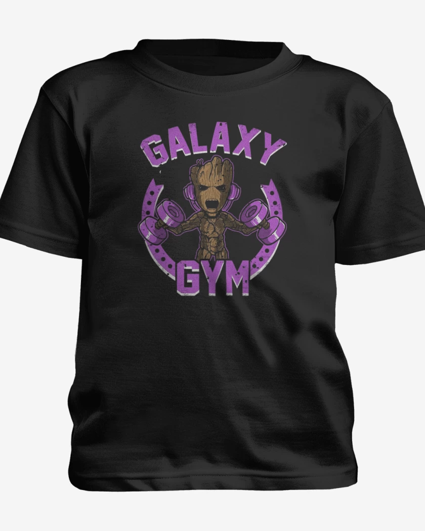 Polera de niño Negro de Groot Galaxy Gym