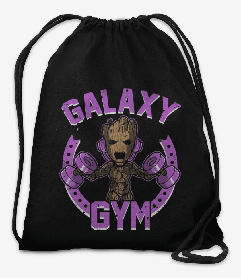 Mochila Negro de Groot Galaxy Gym