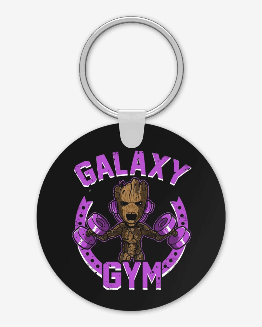 Llavero Groot Galaxy Gym