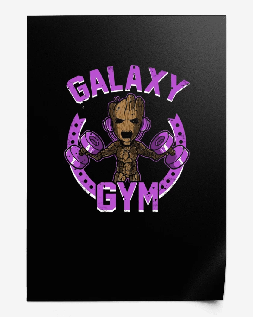 Print Groot Galaxy Gym