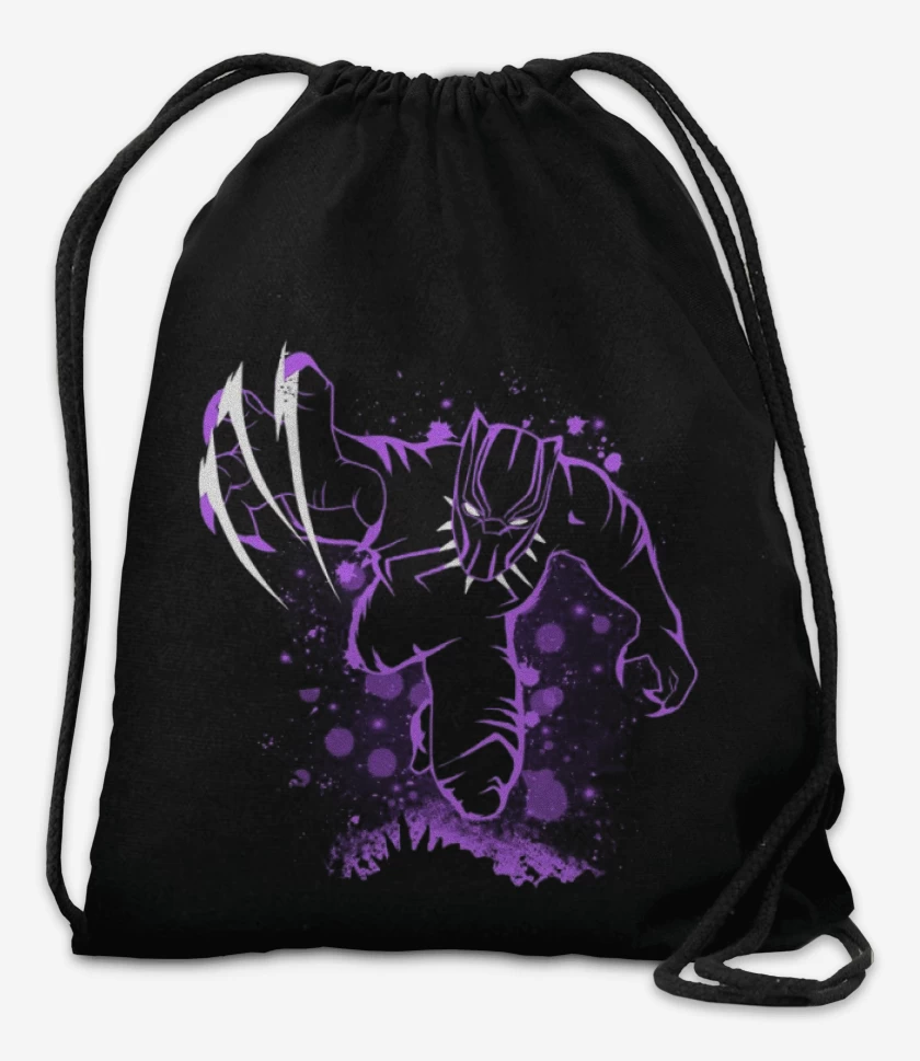 Mochila Negro de Pantera negra garras