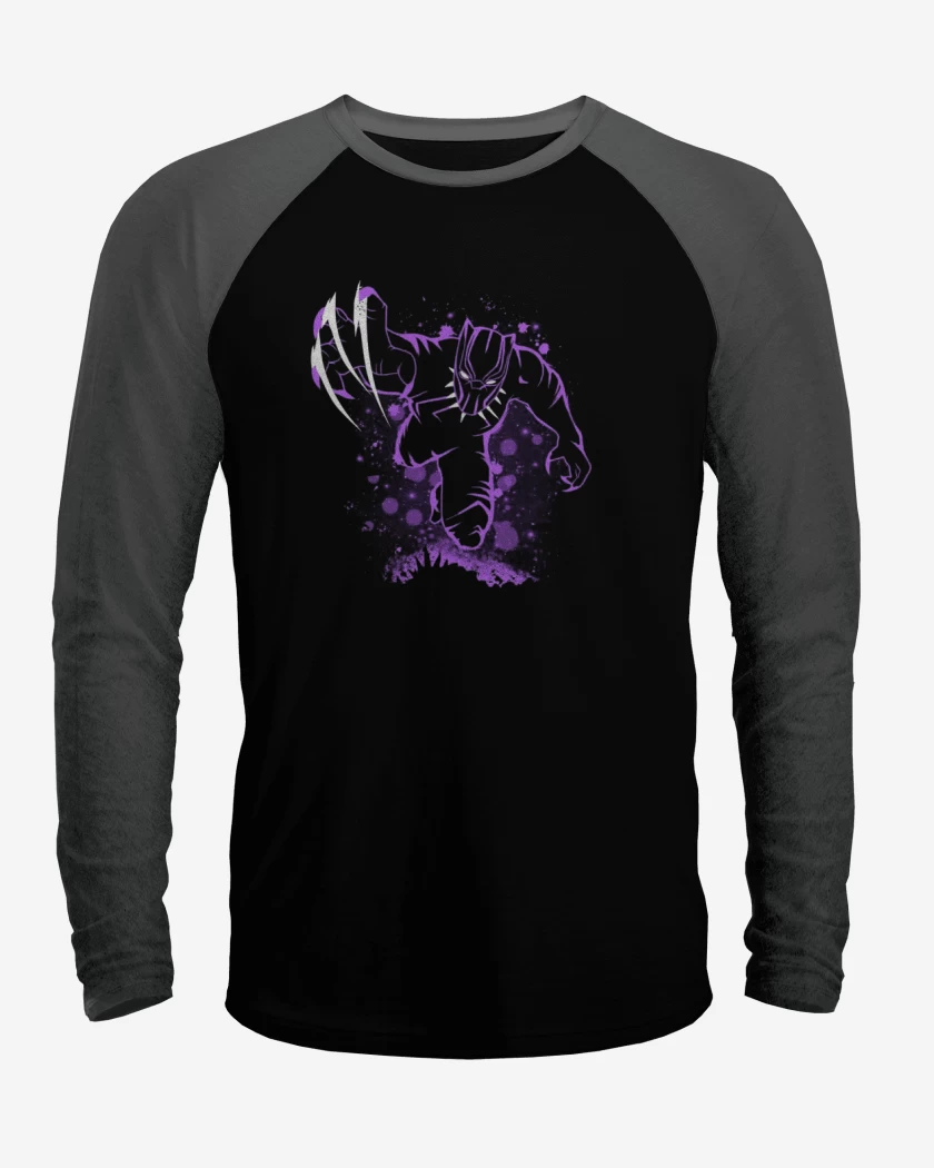 Polera Raglan Pantera negra garras