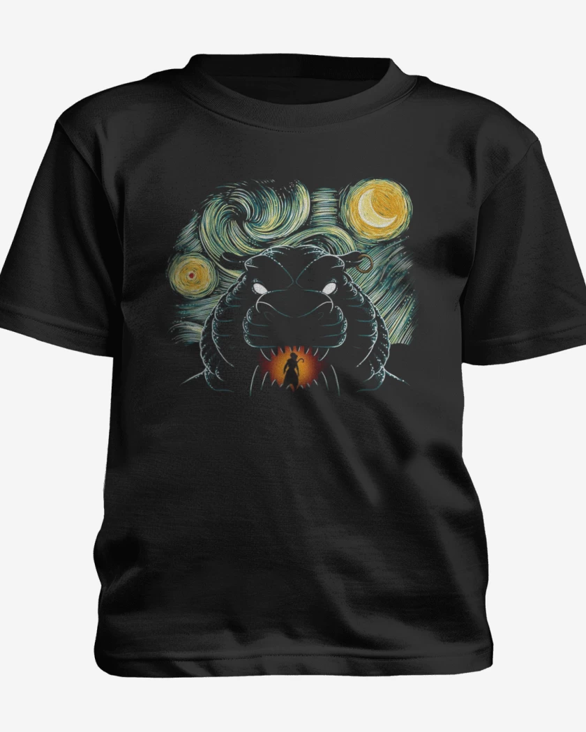 Polera de niño Negro de Cueva Aladdin