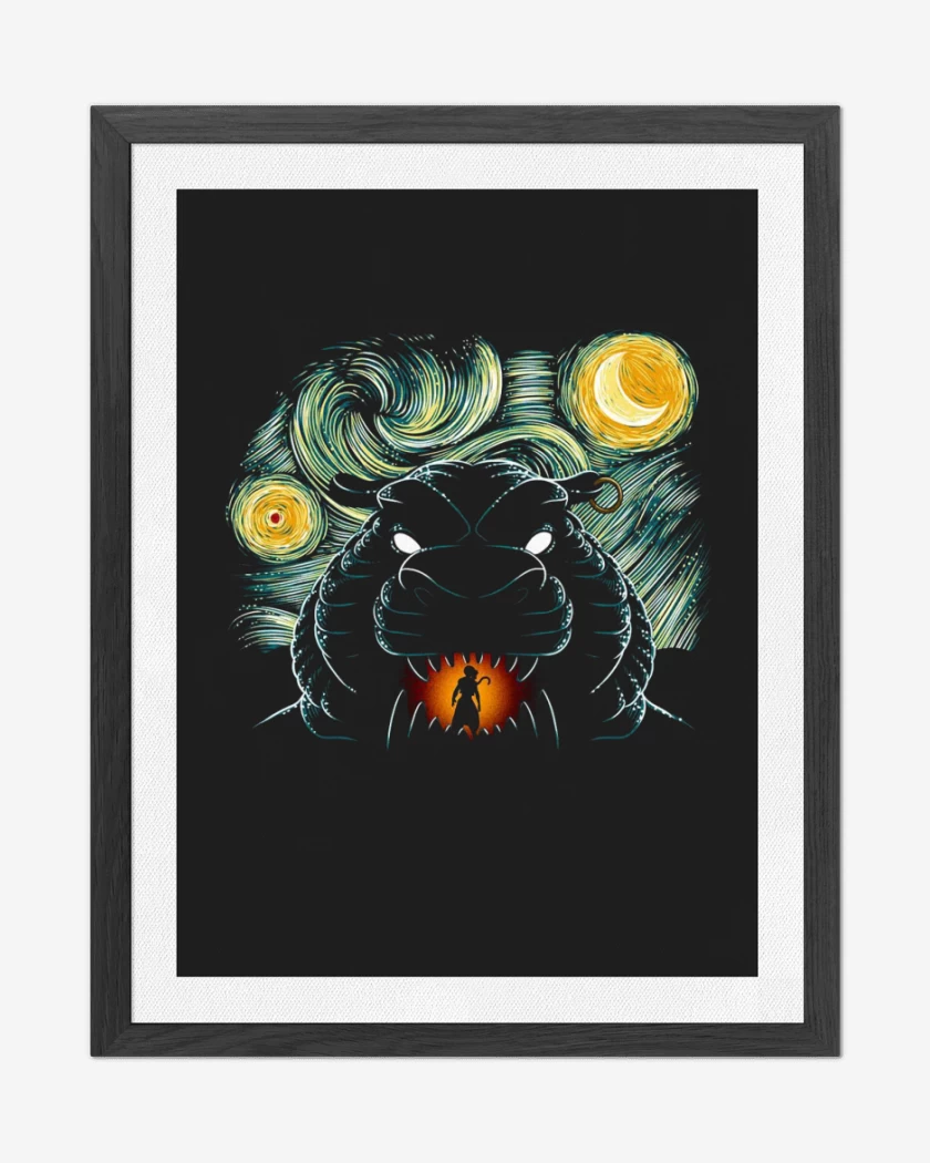 Cuadro decorativo Negro de Cueva Aladdin