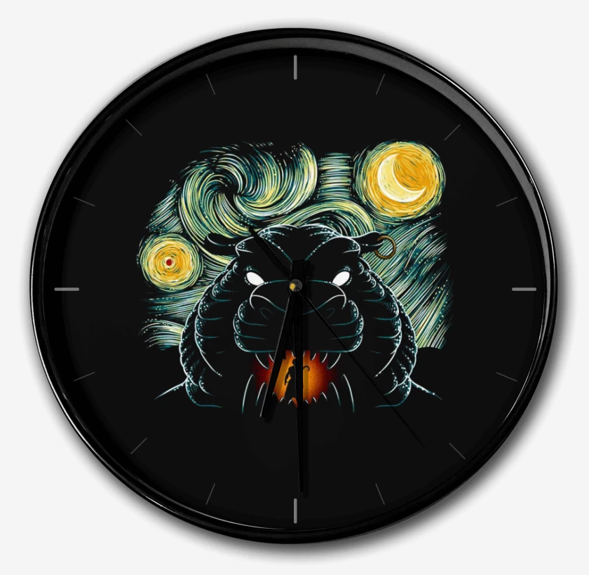 Reloj Negro de Cueva Aladdin