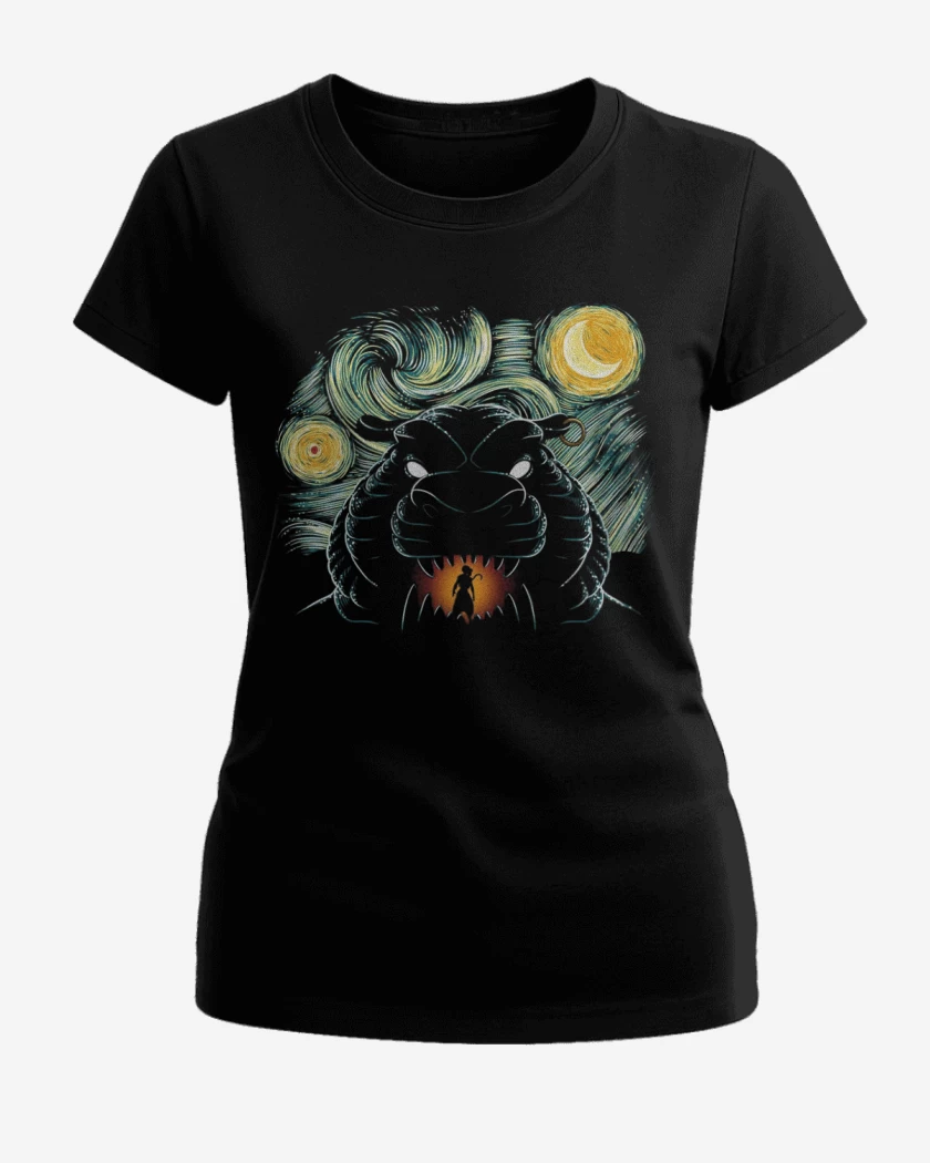 Polera de Mujer Negro de Cueva Aladdin
