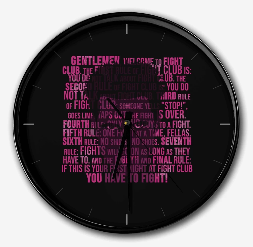 Reloj Negro de tylerfigthclub