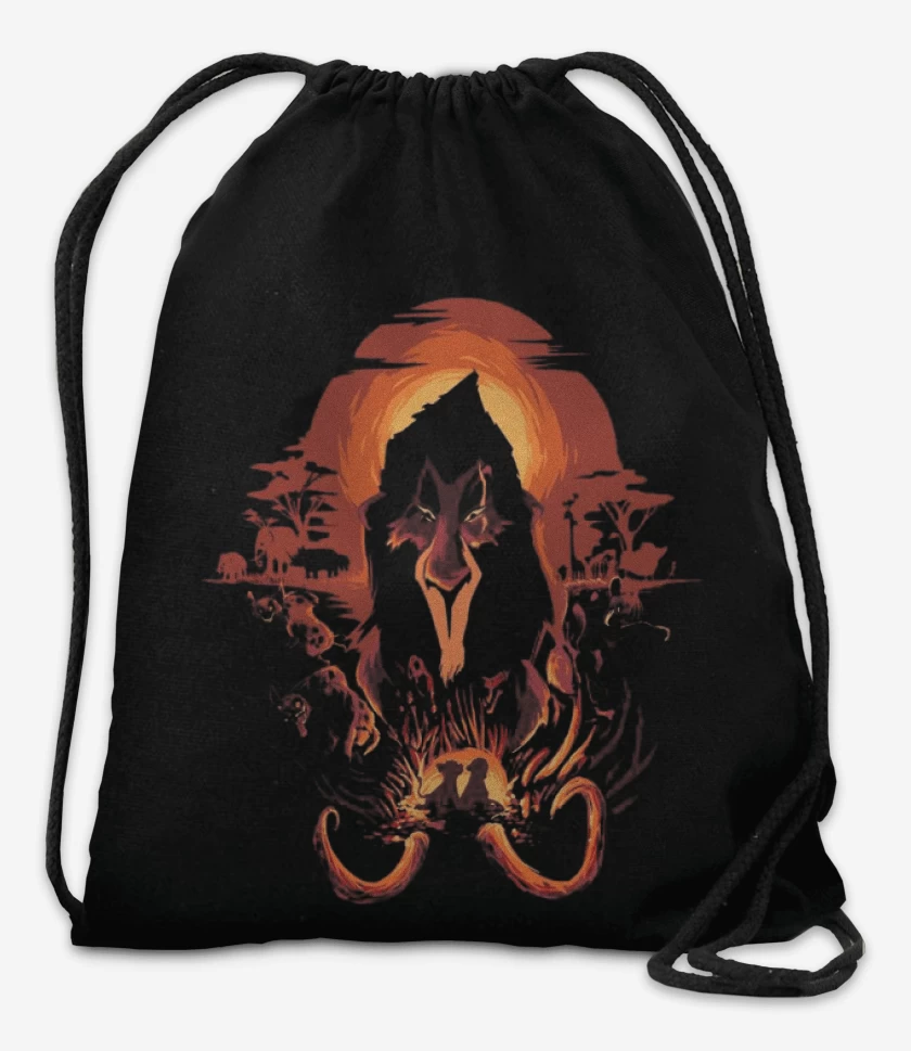 Mochila Negro de El rey esta muerto 