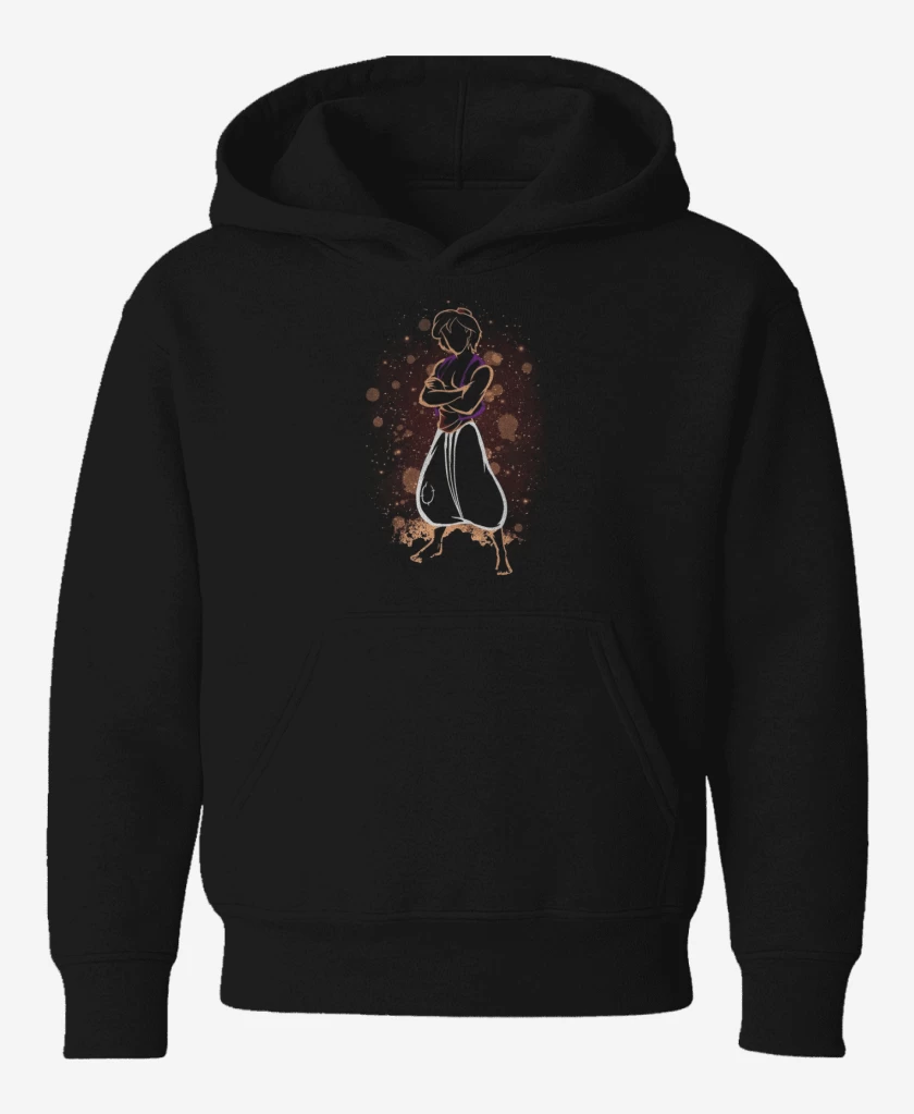 Poleron de niño Negro de aladdin 
