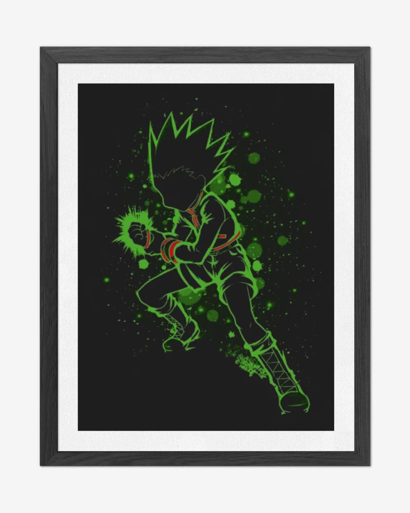 Cuadro decorativo Negro de Gon 