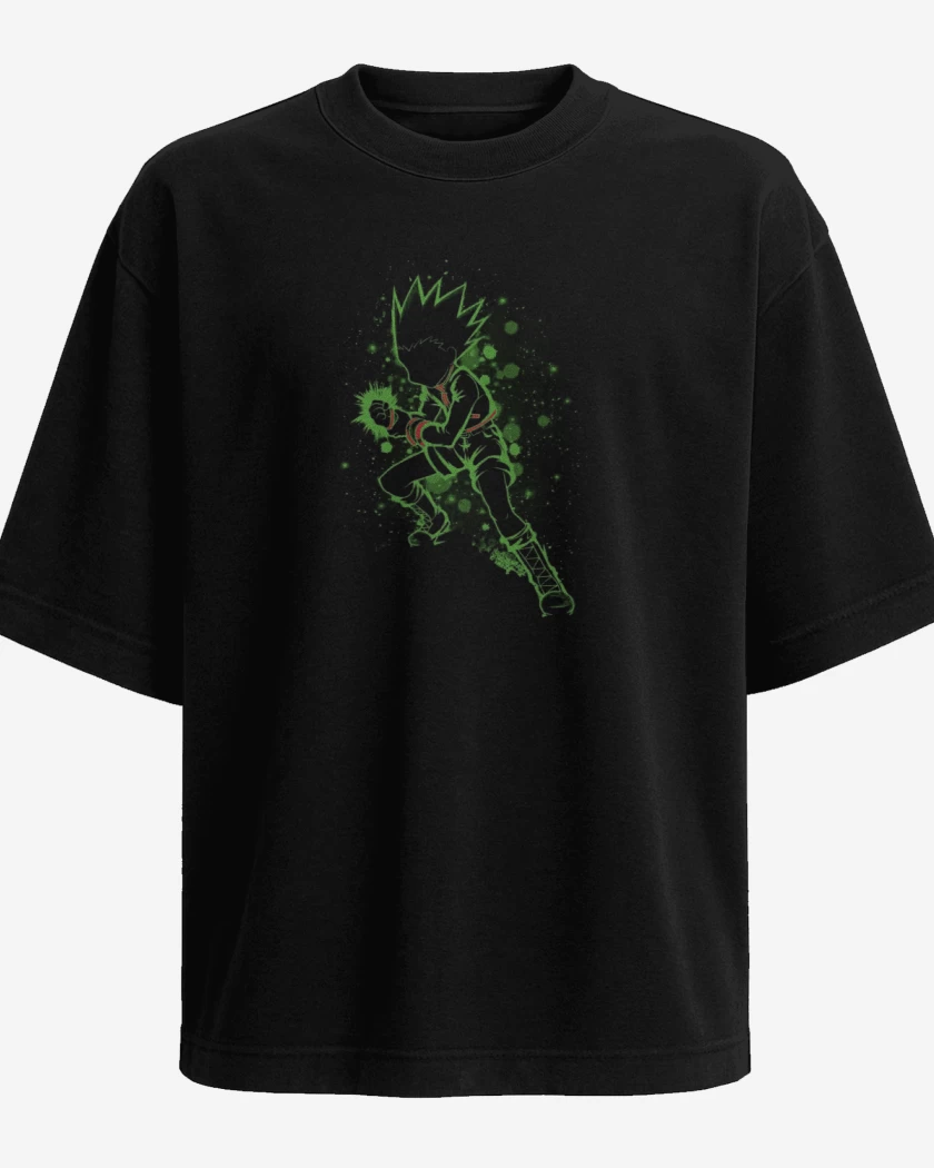 Polera Oversize Negro de Gon 