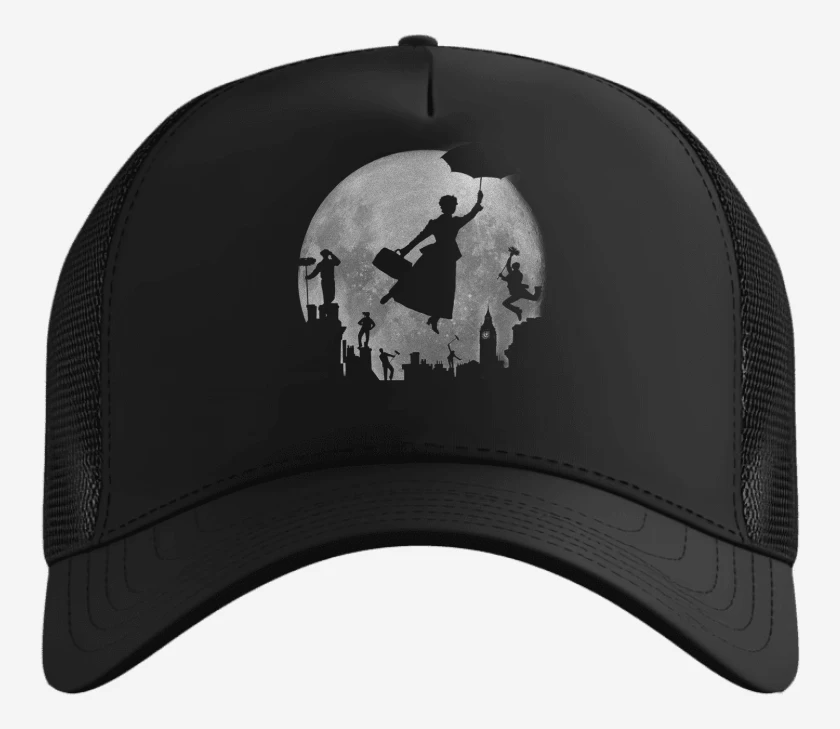 Gorro Negro de Mary poppin