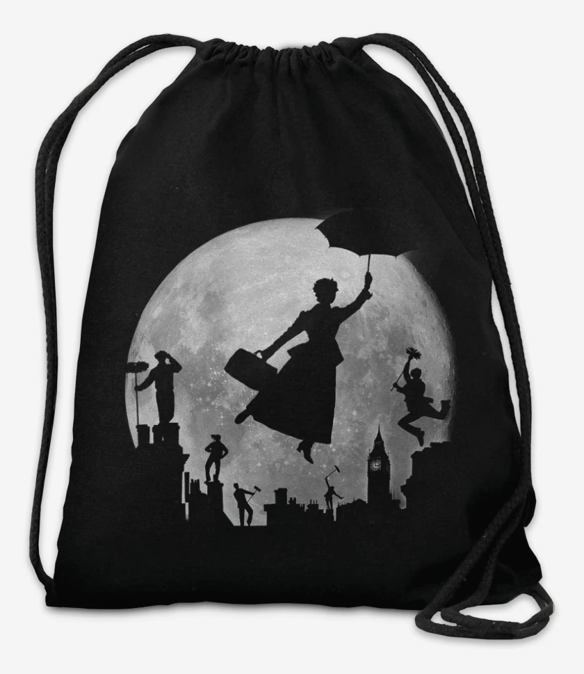 Mochila Negro de Mary poppin