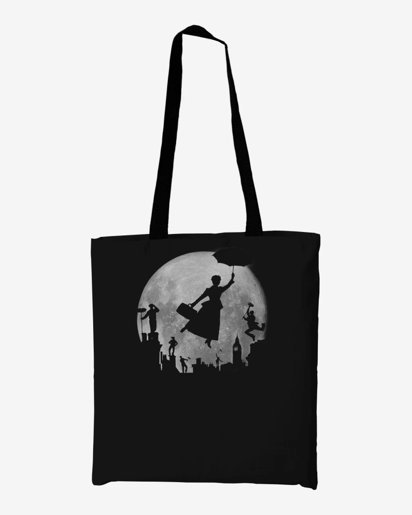 Totebag Negro de Mary poppin