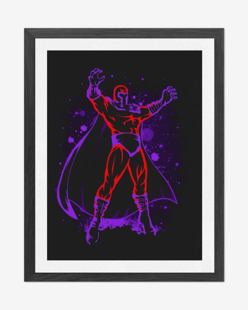Cuadro decorativo Negro de Magneto 