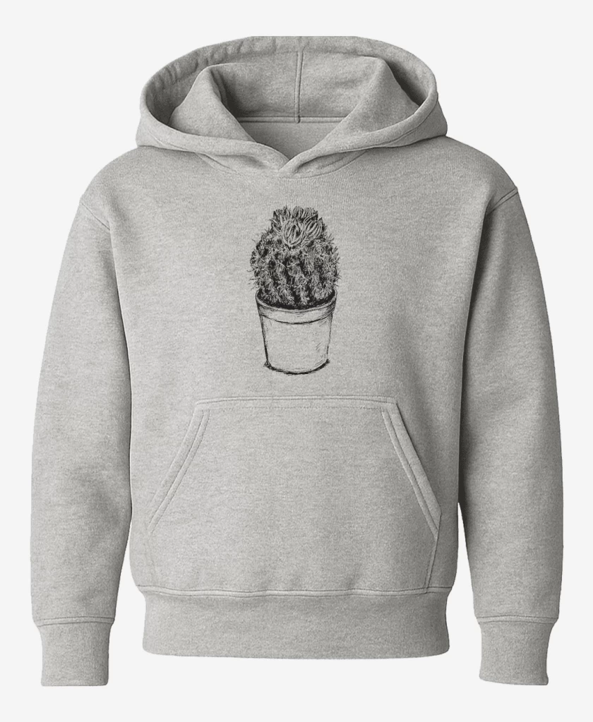 Poleron de niño Gris Melange de Cactus III