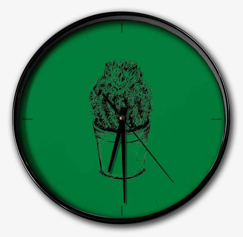 Reloj Verde jade de Cactus III