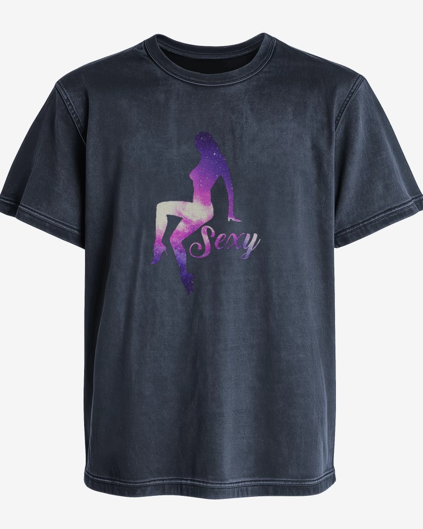 Polera desgastada Azul Marino de Sxy