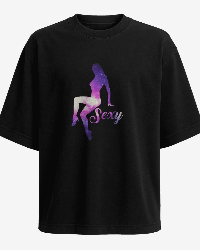 Polera Oversize Negro de Sxy