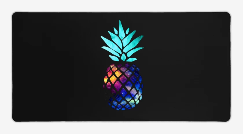 Mouse pad Gamer Negro de Space piña