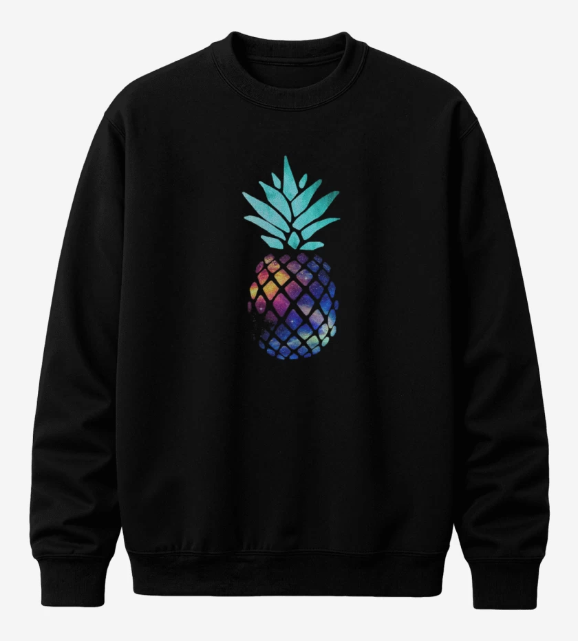 Poleron polo Negro de Space piña