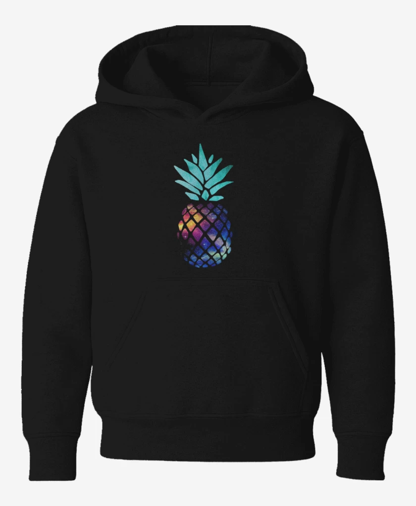 Poleron de niño Negro de Space piña