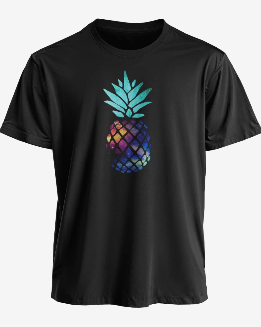 Polera premium Negro de Space piña