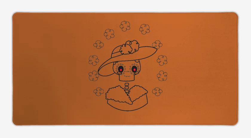 Mouse pad Gamer Naranjo de Catrina 2