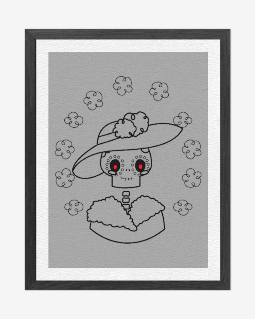 Cuadro decorativo Gris Melange de Catrina 2