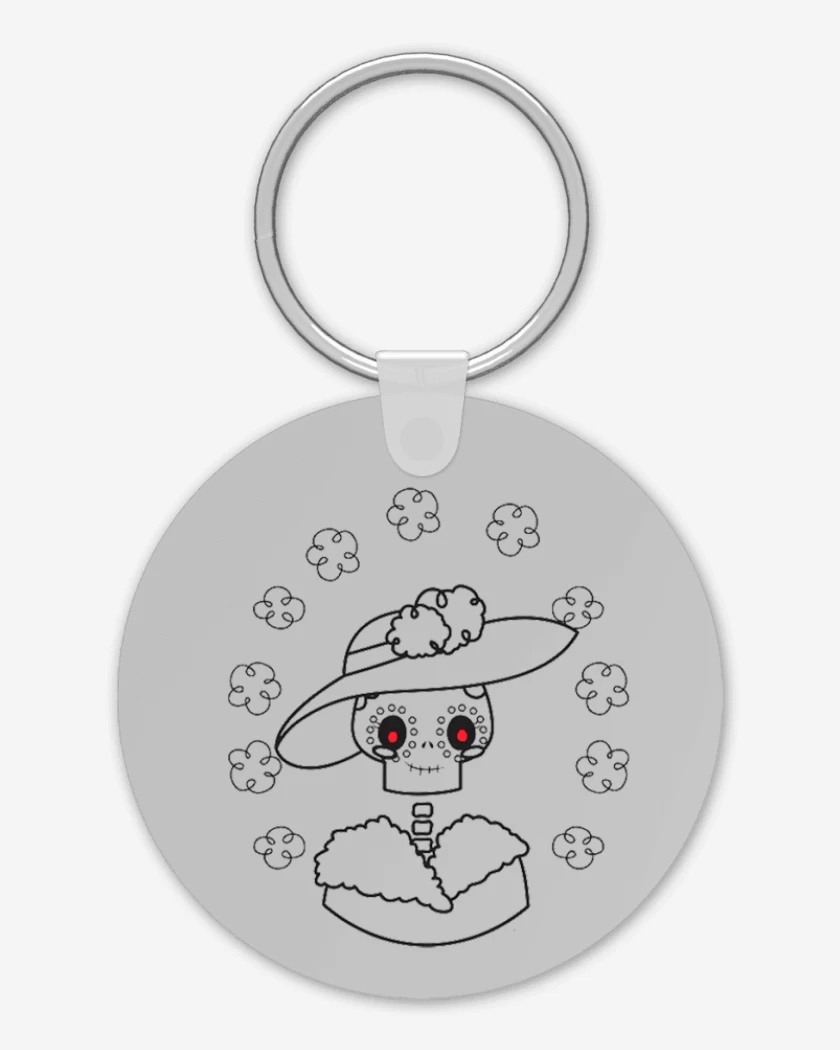 Llavero Gris Melange de Catrina 2